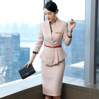 womens wear professional womens autumn and winter slim female suit skirt office high quality work clothes female 2022