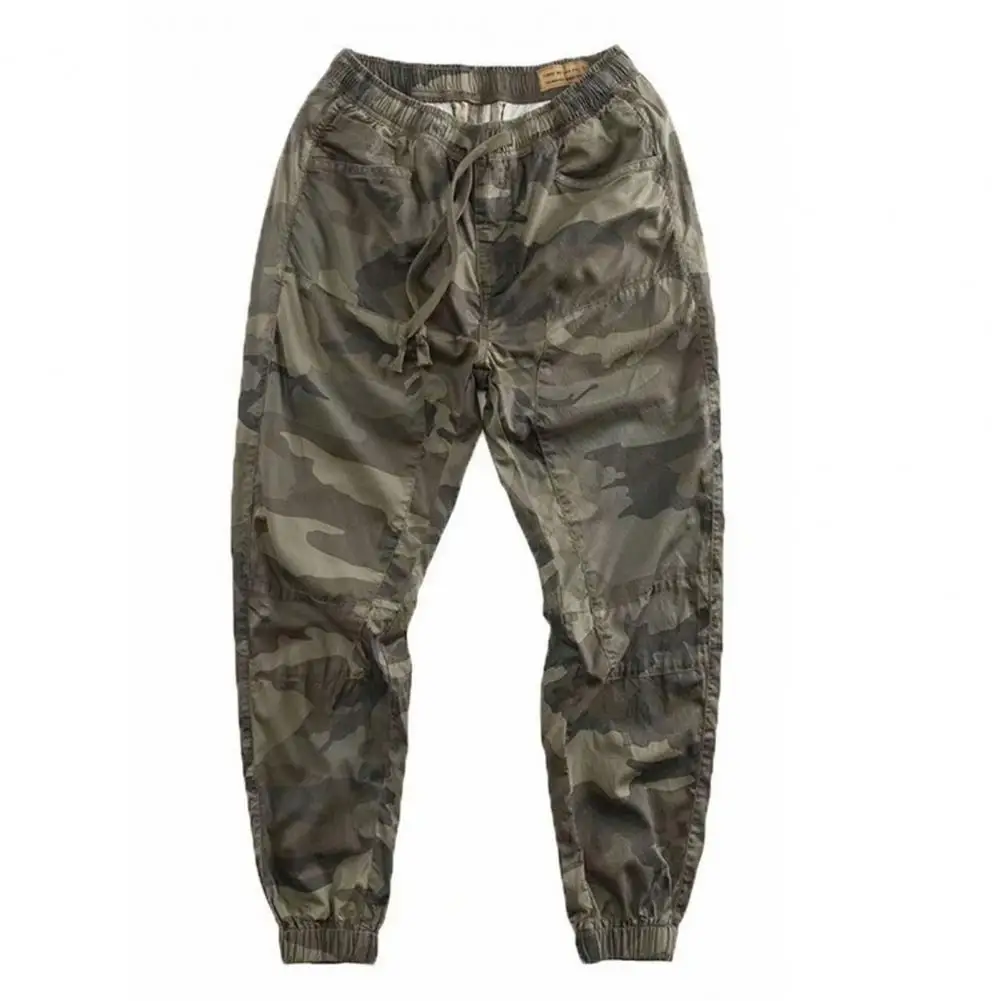 

Joggers Men Cargo Pants Men Pants Camouflage Print Elastic Waist Casual Cargo Pants Casual Pants Male Korean Trousers