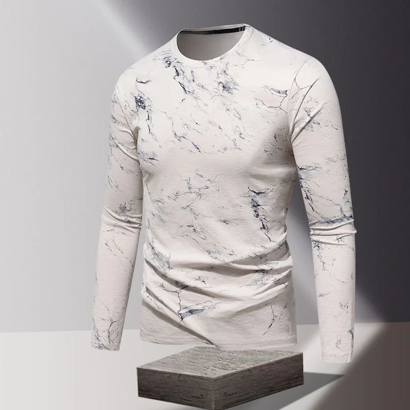 Футболка мужская с круглым вырезом Минималистичная быстросохнущая Модная