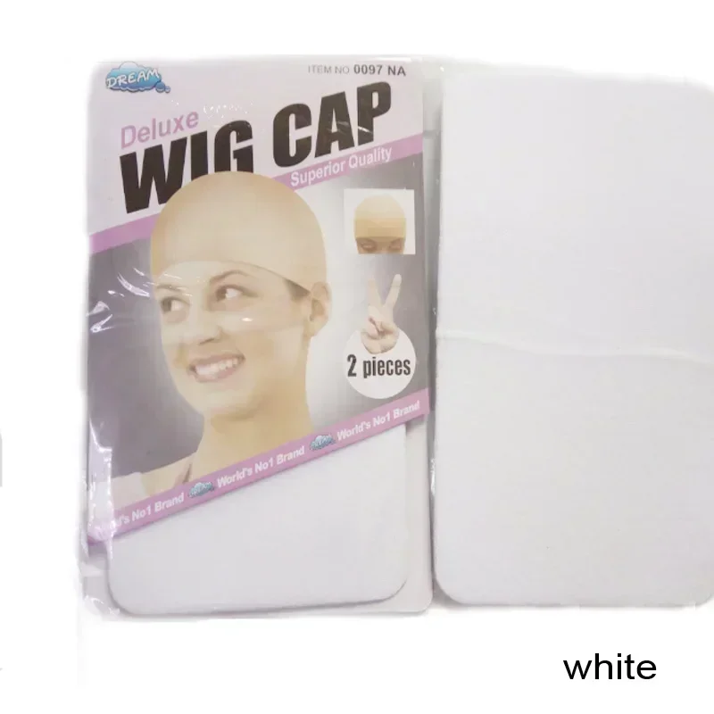 400 шт. (18 упаковок) НОВАЯ бежевая шапочка для парика Deluxe Dream 2 шт./упак. эластичная