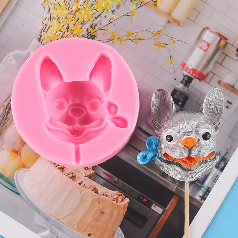 

Силиконовые формы для украшения торта в виде милой собаки