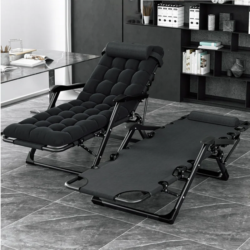 

Household folding recliner ultra light height adjustable portable outdoor Camp bed sitting rest household chair