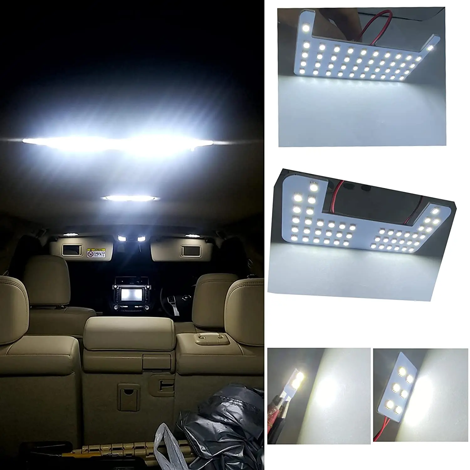Фото Для Toyota Land Cruiser Prado 150 серии светодиодный комнатный светильник средней длины TX-L для 5-местных сидений только TRJ150 GRJ150 GRJ151 C №2