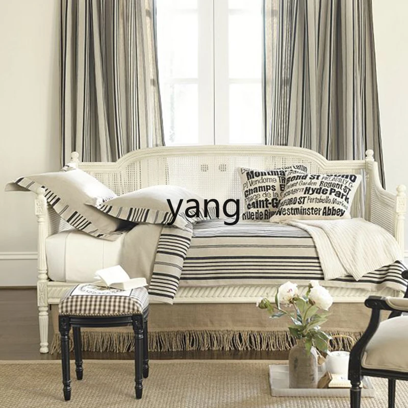 XYY деревенский ротанговый художественный резьба по массиву древесины цветок для