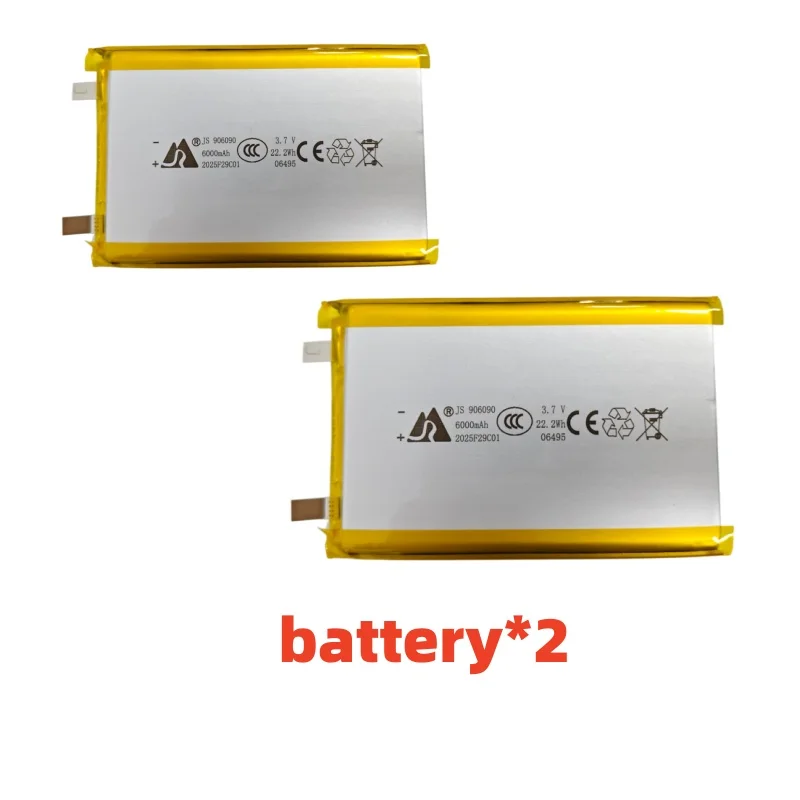 Фото Литий-полимерный аккумулятор 3.7V 6000mAh 22.2Wh, модель 906090, перезаряжаемая LiPo-ячейка с сертификатами CE и CCC для планшетов №4