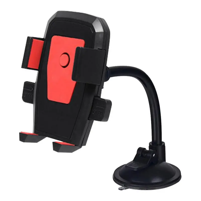 

Держатель для телефона на присоске, автомобильный держатель для телефона с регулируемой длинной рукояткой, с громкой связью, приборной пан...