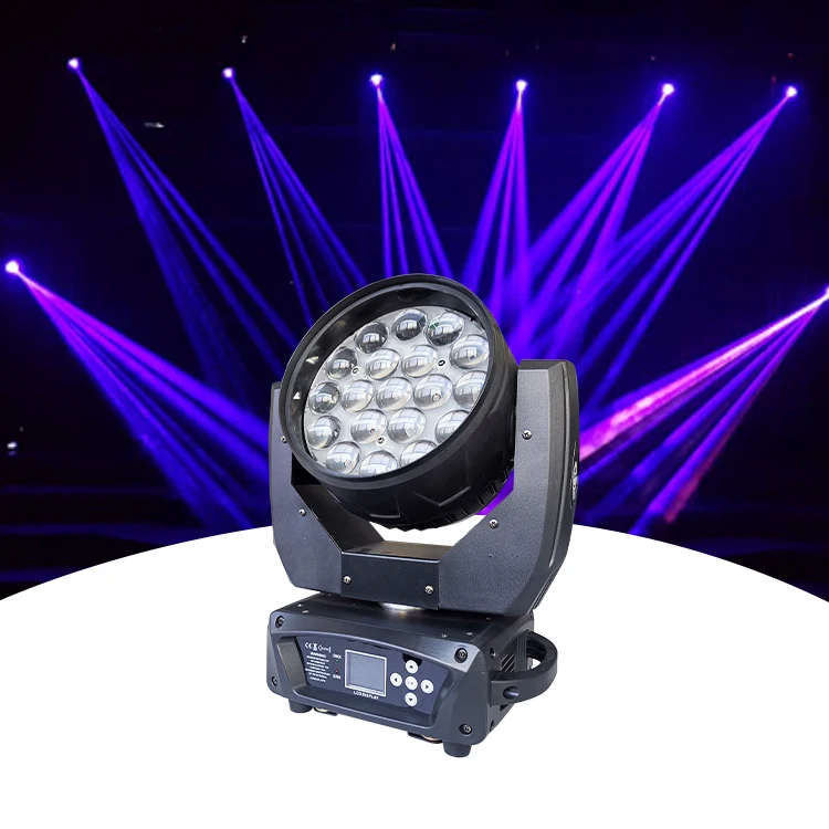 

19x15W led DJ DISCO RGBW 4in1 zoom wash moving head beam lights stage lighting