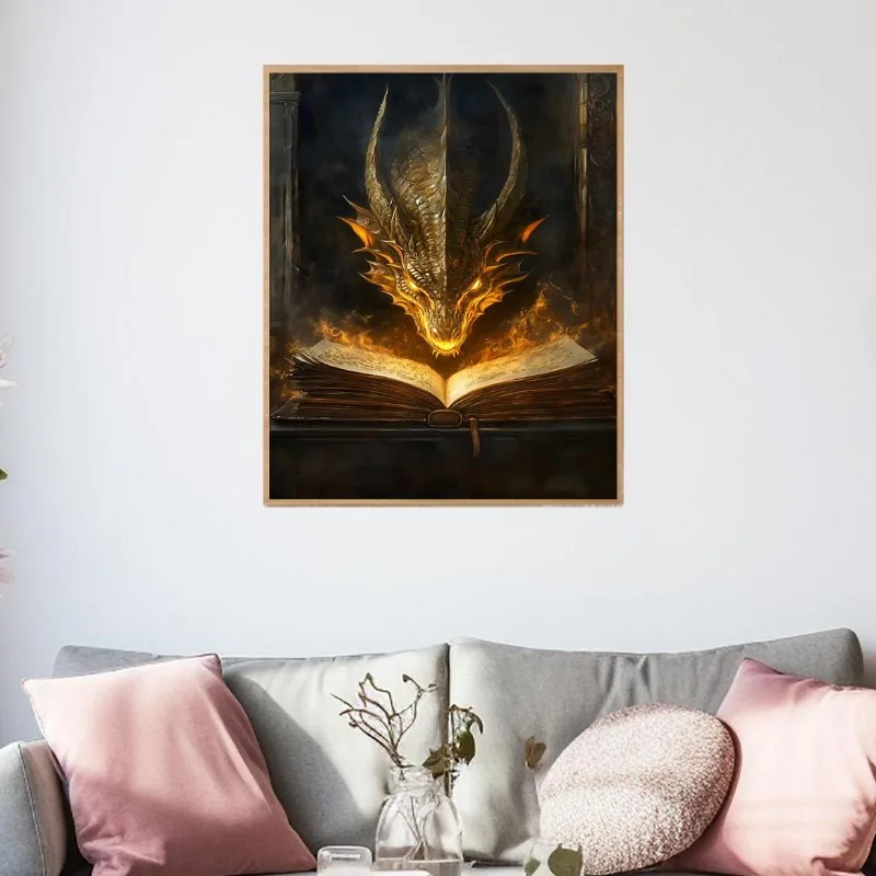 Печать на холсте &quotМистический Дракон&quot