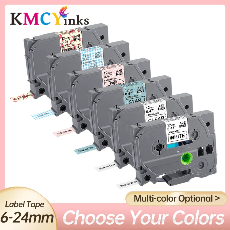 

KMCYinks Lovely pattern TZe-MPCC31 Compatible laminated tze 231 tze631 12mm tze tape tze-231 tz-231 for p-touch printer tze-131