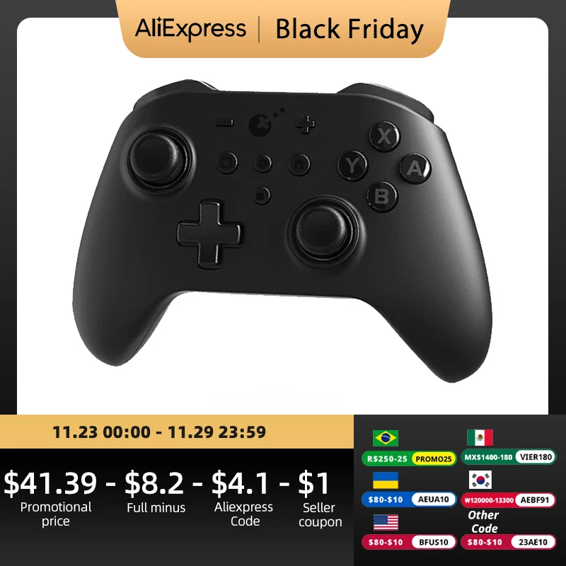

Gulikit KingKong2 Wireless Bluetooth Controller Gamepad For Nintendo Switch Game Console with USB-C Data Cable Plastic Case Ns08
