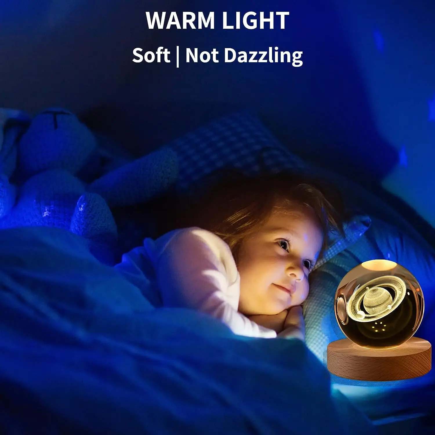 

Astronomy Gift Birthday Gift 3D Crystal Planet Ball Laser Engraved Solar System Globe Glass Sphere Home Office Decoration