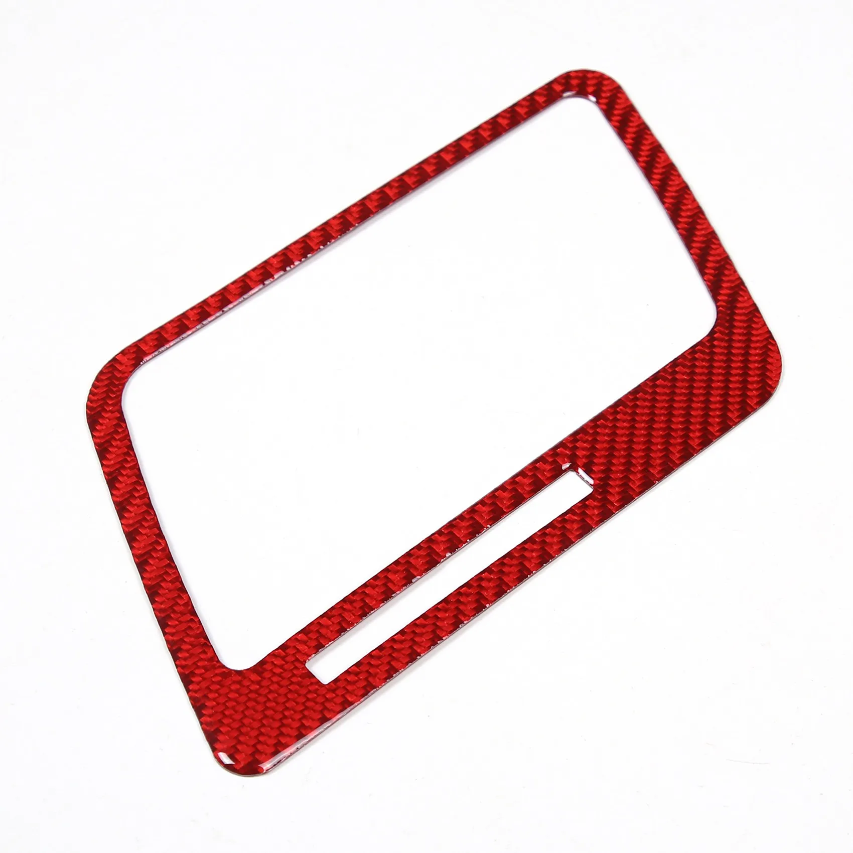 

Car Red Soft Carbon Fiber Gear Indicator Box Cover Trim Stickers for Chevrolet Corvette C7 2014-2019