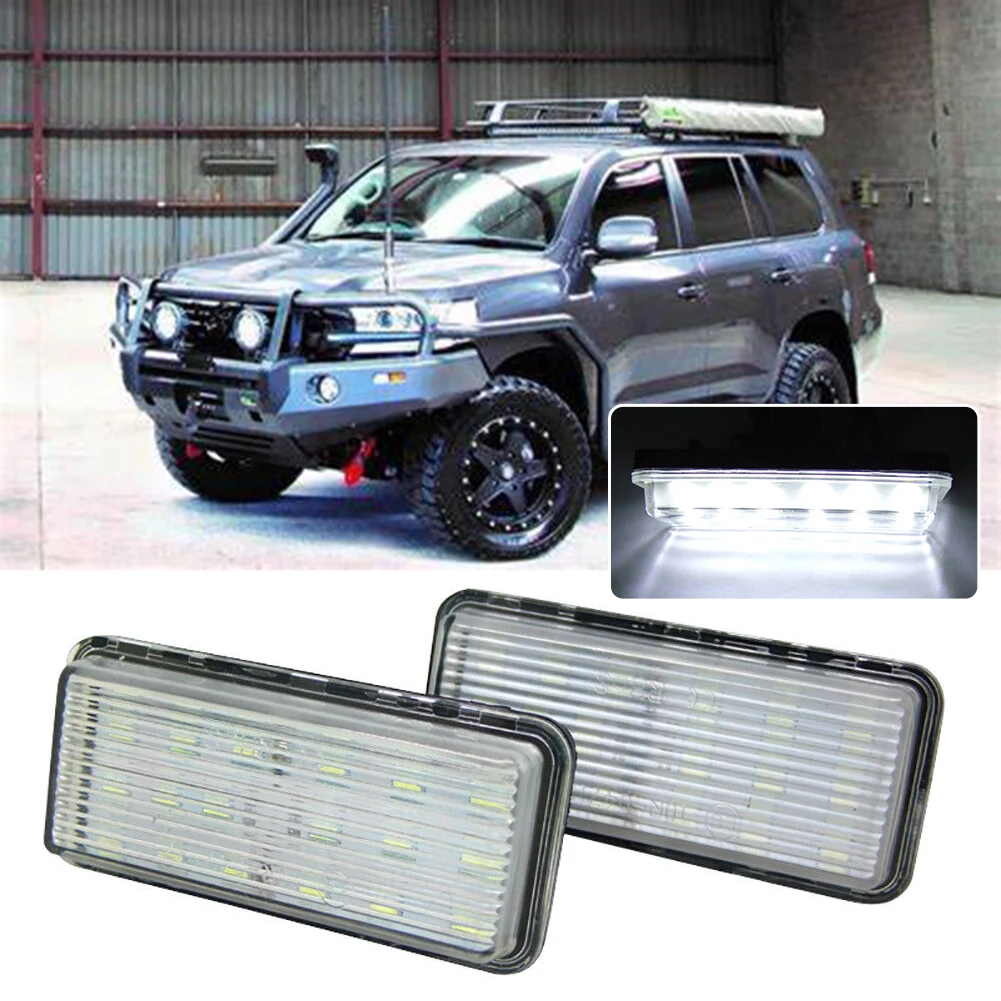 

Hot Sale Car AccessoriesLed Number License Plate Light Lamp For Toyota J100 J120 J200 Land Cruiser Prado