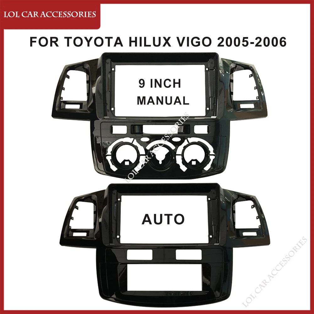 9 дюймов для Toyota FORTUNER/ VIGO/ HILUX 2005-2008 автомобильное радио Android MP5 корпус
