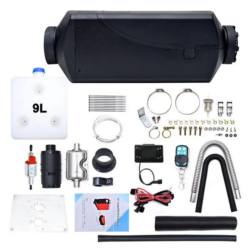 

Heater 2kw Car Air Heater Kit 12V Parking Car Heater Automatic Control LCD Switch Silencer For Cars Buses Trucks
