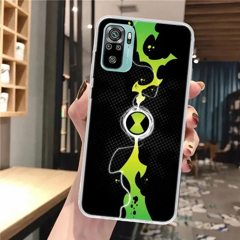 Мягкий чехол для телефона с рисунком Бен 10 Xiaomi Redmi Note 14 13 12S 12 11S 11 11E Pro Plus 10S 9S 9 Note14