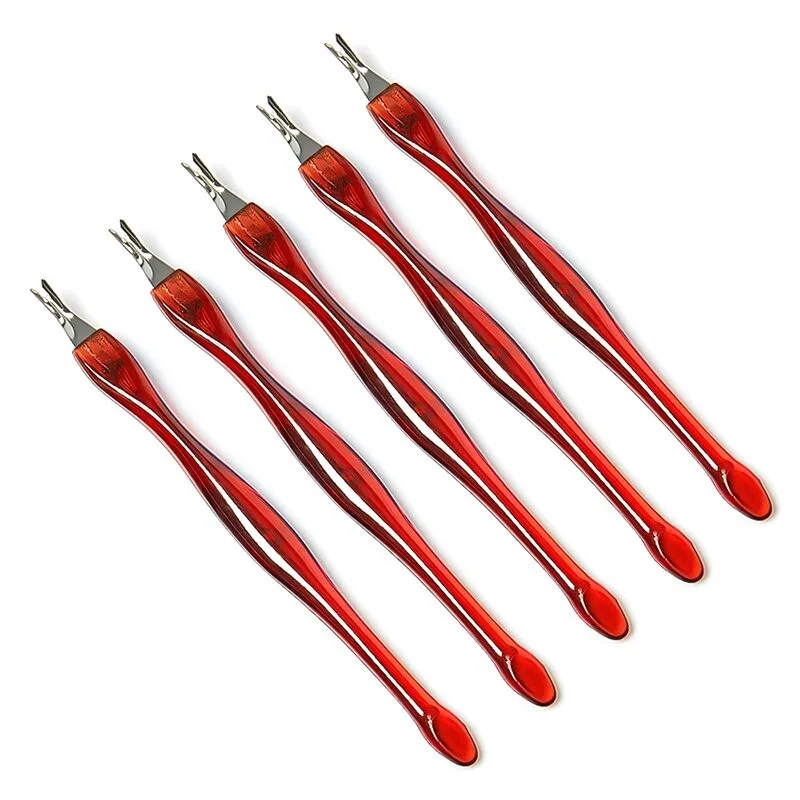 

Dead Skin Remover Nail Art Fork Cuticle Remover Nipper Pusher Trimmer Stainless Steel Pedicure Nails Care Nail Tools