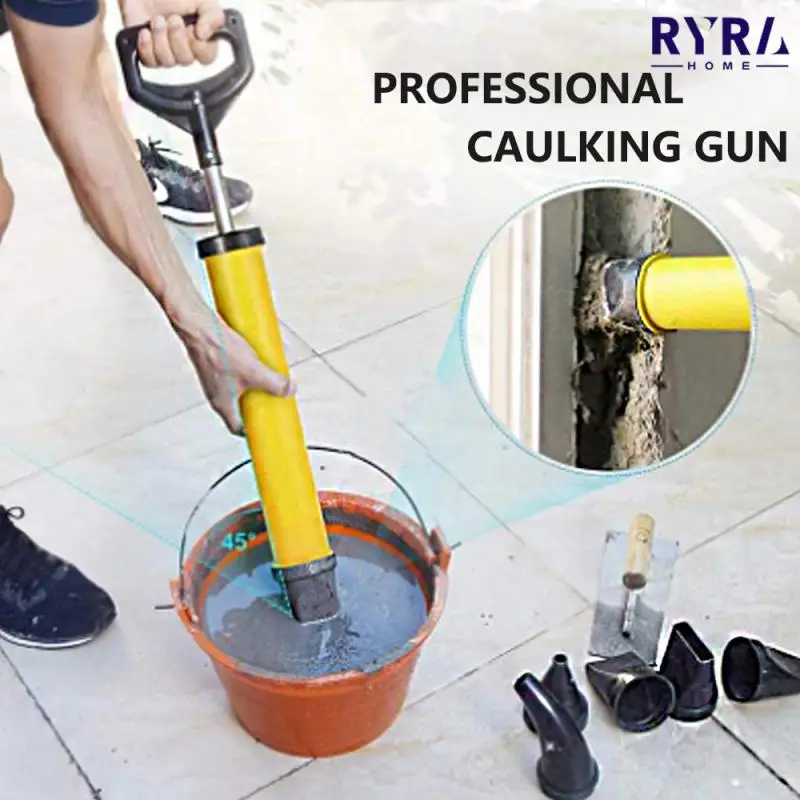 Cement Lime Pump Grouting Mortar Sprayer Caulking Gun Applicator Pointing Brick Grout Mortar Grout Filling Construction Tools