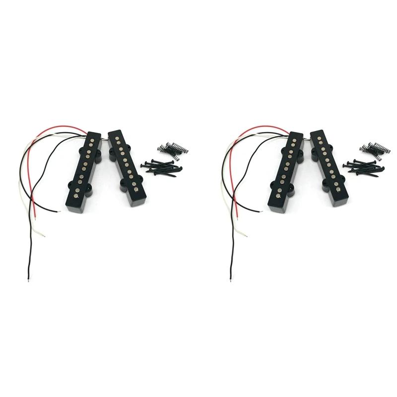 

2X Ceramic Open Style 5 String JB Bass Pickup For JB Style Bass Guitar Parts