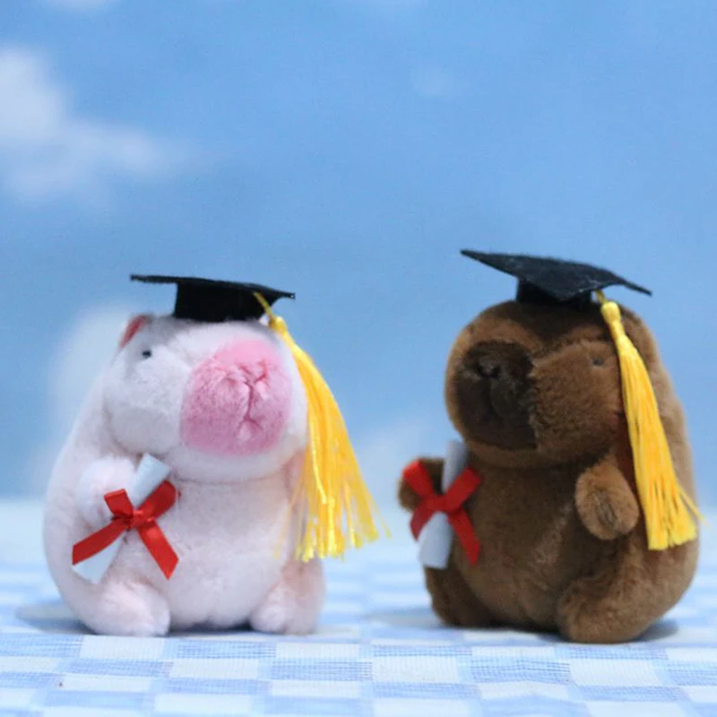 Симпатичная плюшевая кукла Dr Capibala кулон изысканная мягкая игрушка модная