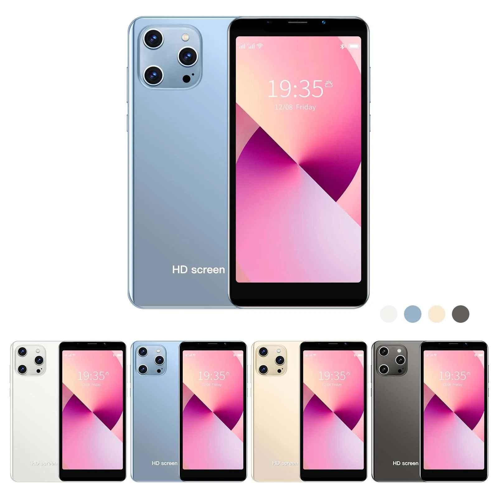 Недорогие смартфоны 2021 на Android 5 дюймов дисплей смартфона оперативная память 2 ГБ +