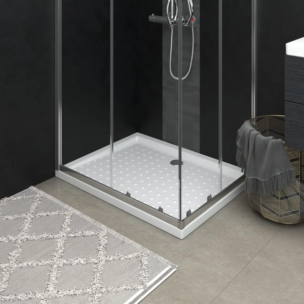

Shower caterer with white spiks 90x70x4 cm ABS