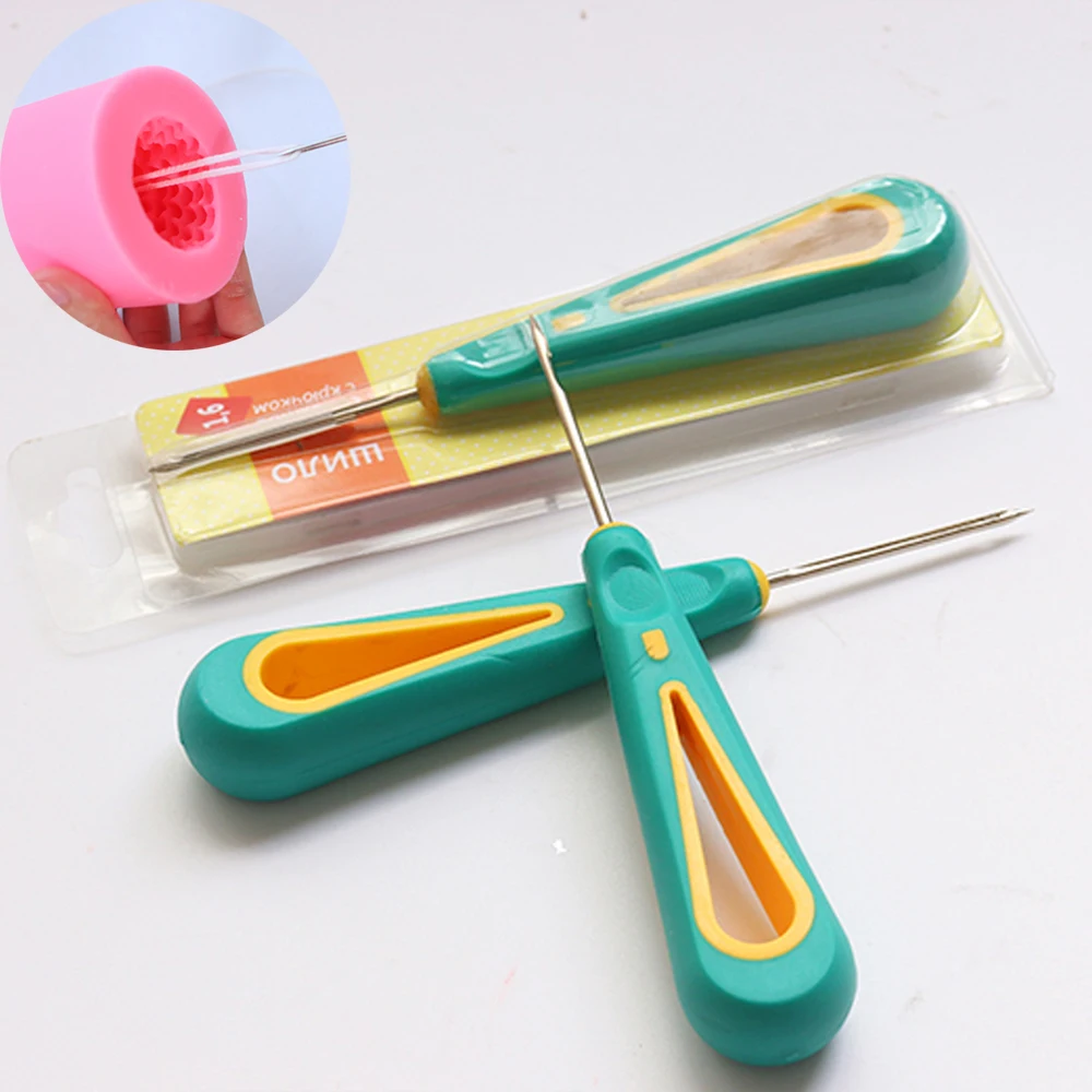 

Punching Crochet Punch Tools for DIY Candle Making Hand Drill Tool Practical Gadgets Needle Candle Wicks Processing Needle