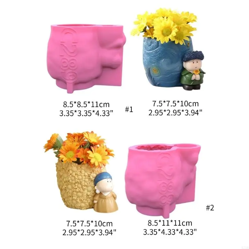 M76B FlowerPot Способный хранение плесени безделушки для подходов DIY DECE DECOR