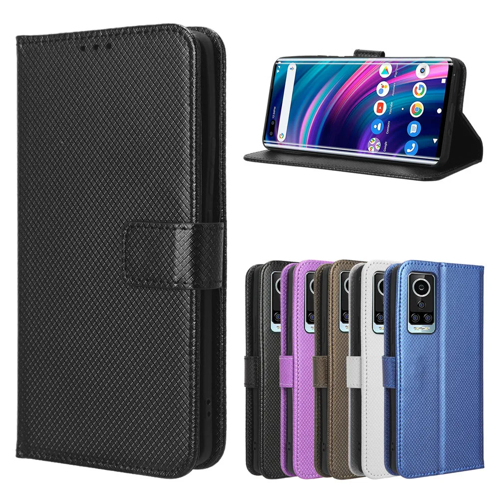 Кожаный защитный чехол для BLU Bold N2 откидная крышка-подставка BoldN2