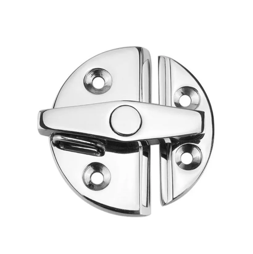 

1pc Marine Grade Stainless Steel 316 Boat Door Cabinet Hatch Round Turn Button Twist Catch Latch Marine Hardware Accessories