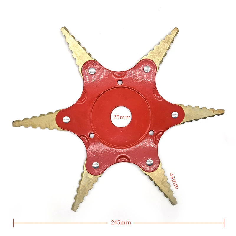 

Мульти-зубья 6 лезвий головка резака для травы триммер щетка 65Mn для травы режущая головка садовый Электроинструмент Аксессуары для газонокосилки