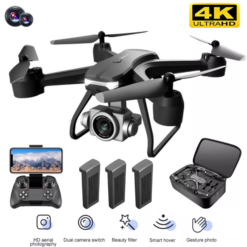 

Квадрокоптер V14 складной с двойной камерой 4k HD, Wi-Fi, FPV