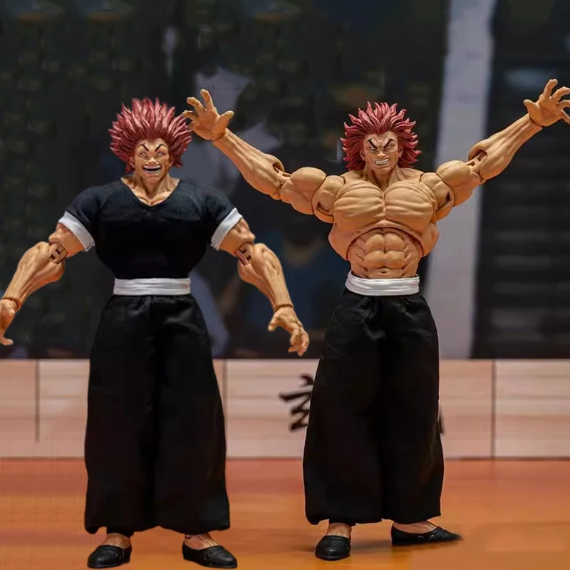 Фигурки Yujiro GK Baki The Grappler Hanma Новые подвижные суставы Аниме Коллекция ПВХ Модель