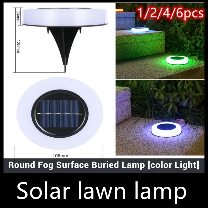 

Solar Led Lawn Light Outdoor Courtyard Lamp Waterproof Villa Garden Lawn Decoration Balcony Terrace Layout Home Buried Lamp