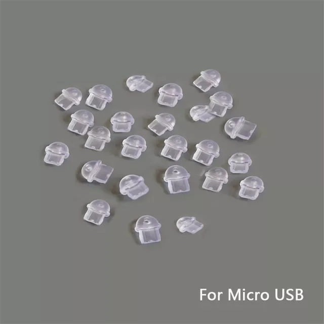 

DIY Anti Dust Plug Transparent Charge Port Dust Plug For iPhone Cute Type C Plugs Stopper Protection Cap Mobile Phone Pendant