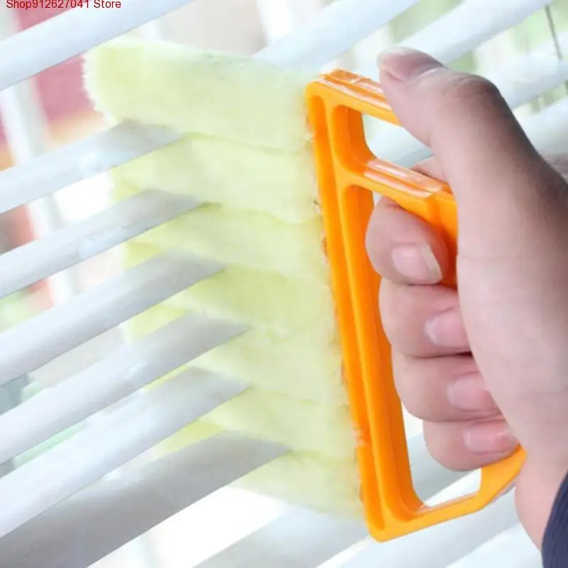 

Useful Microfiber Window cleaning brush air Conditioner Duster cleaner with washable venetian blind blade cleaning Tool