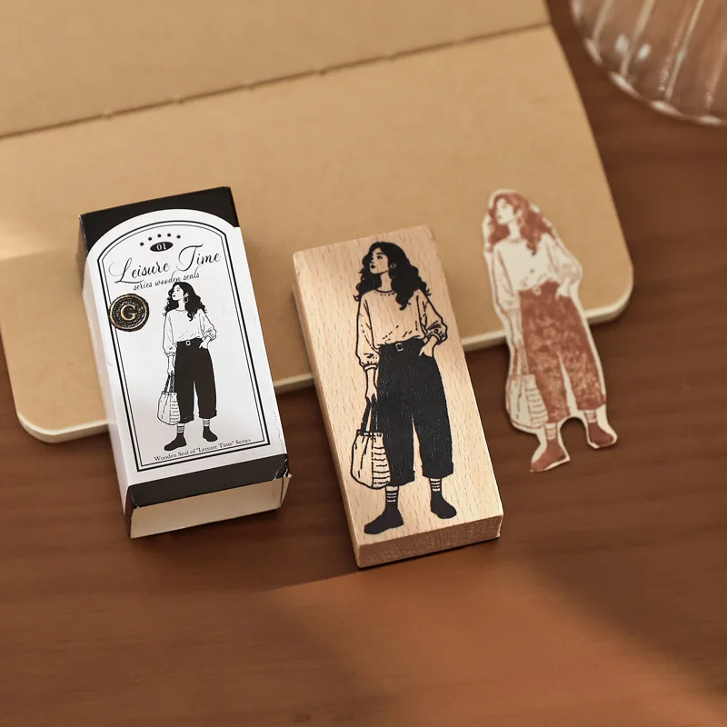 

Деревянные штампы Journal GO с растениями