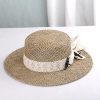 bow black hat summer woman hat womens summer hat luxury woman hat wedding ceremony hats for women mens cap straw hat top hat