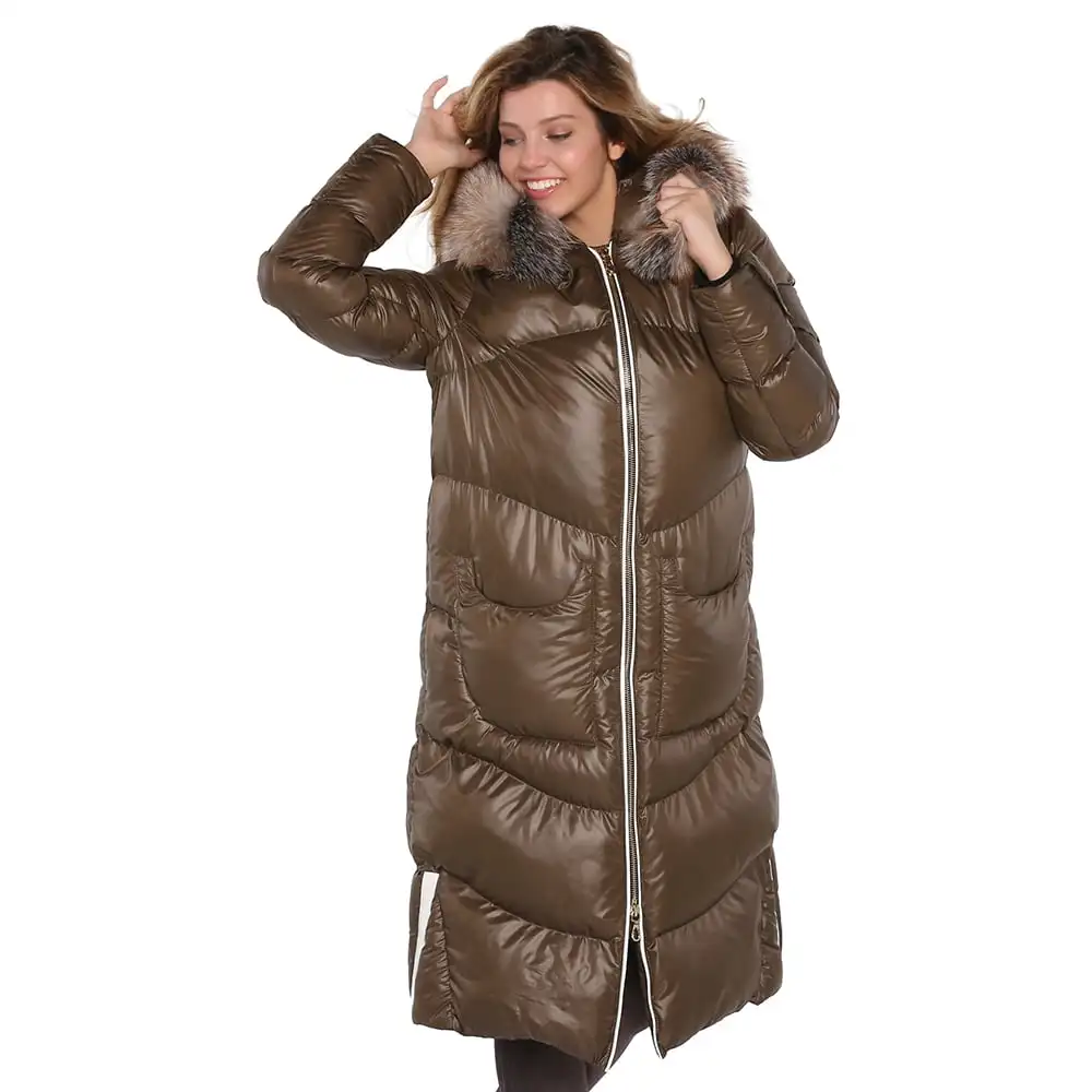 Пальто из натурального меха пальто одежда жилет Анорак меха|Шубы и дубленки| |