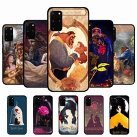 disney beauty and the beast phone case for samsung s10 21 20 9 8 plus lite s20 ultra 7edge