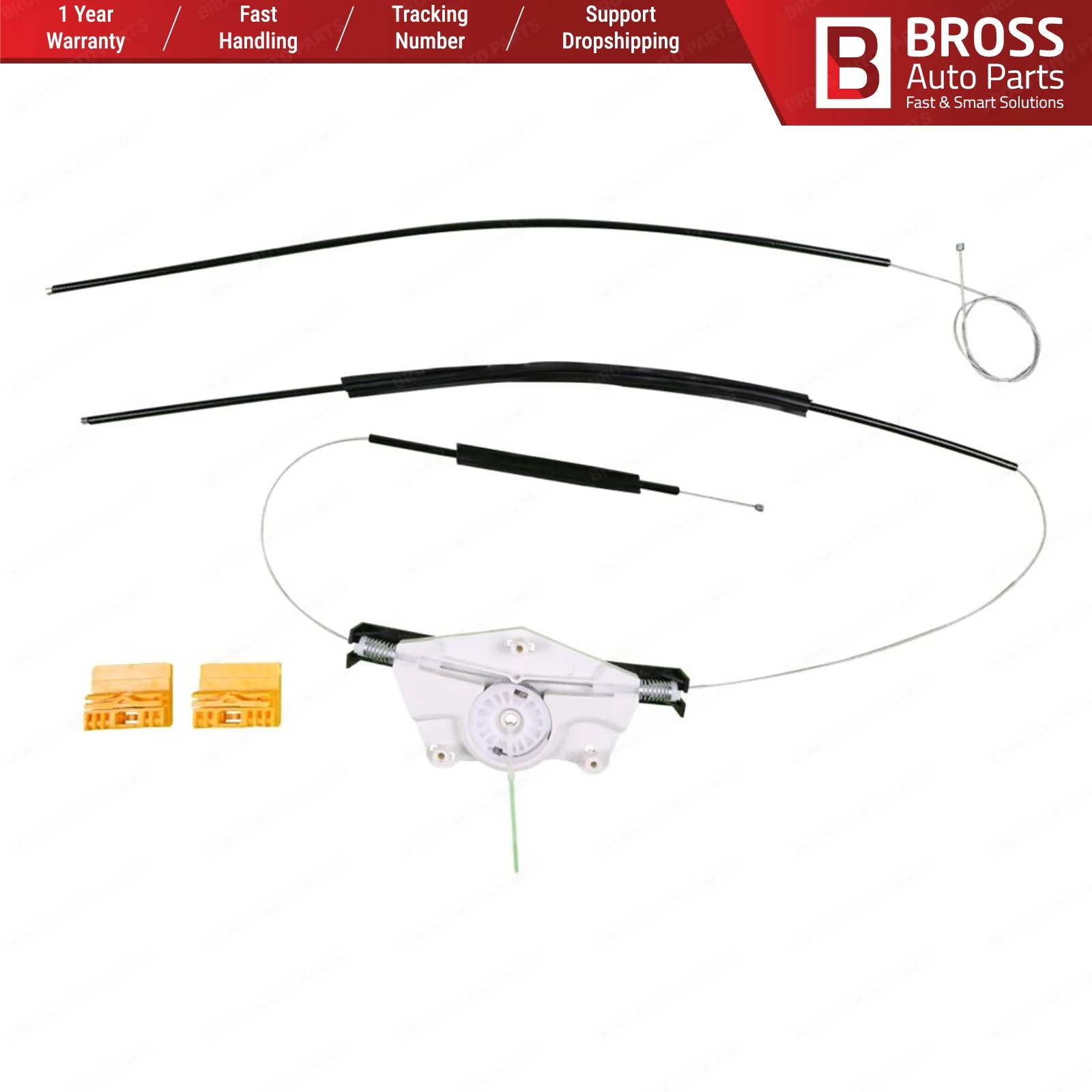 Bross автозапчасти BWR325 электрическая мощность регулятор окна Ремонтный комплект