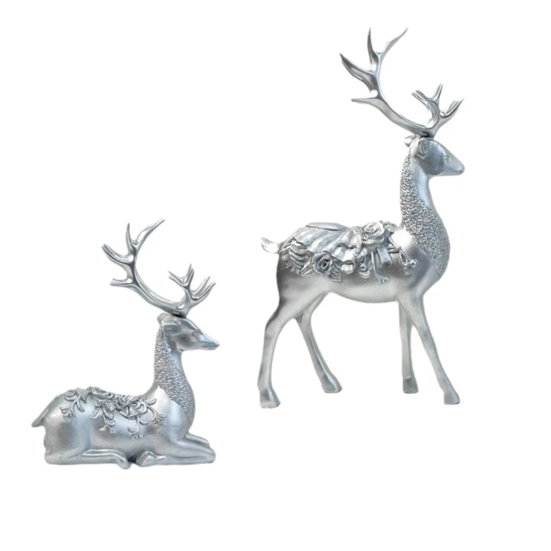 Изысканная столешница Mooses из смолы с орнаментом в виде лося для акцента комнате