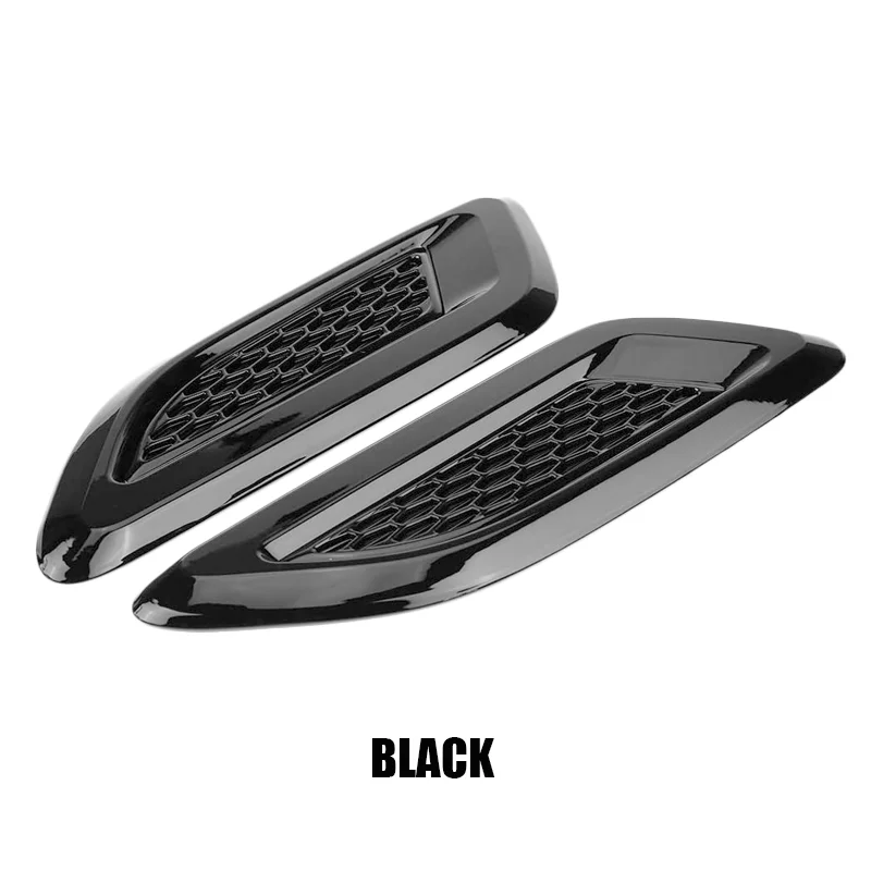 

2 шт. универсальный автомобильный воздухозаборник, насадка для капота, совок, наклейка на вентиляционные отверстия, декоративная крышка, тюнинг, авто для аксессуаров Mustang