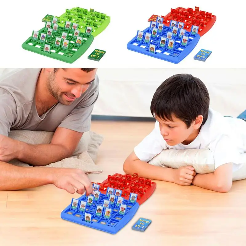 

Original Guessing Game Guess Who I Am Puzzle Game Preschool Game 96Pcs Parent-Child Interaction Funny Logical Reasoning Thinking