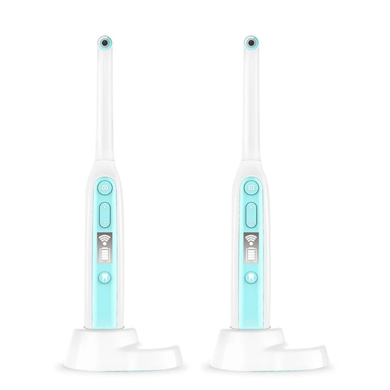 

2X 1080P Wireless Wifi Oral Endoscope 8 Adjustable Lights Intraoral Camera HD Video For Ios Android
