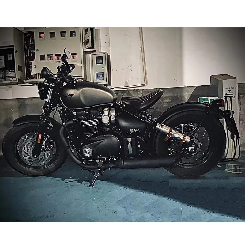 Фото Cafe Racer мотоцикл 304 л нержавеющая сталь топливная Бутылка Открытый бензиновый бак для Bobber HONDA CB YAMAHA Chopper BWM Harley №5