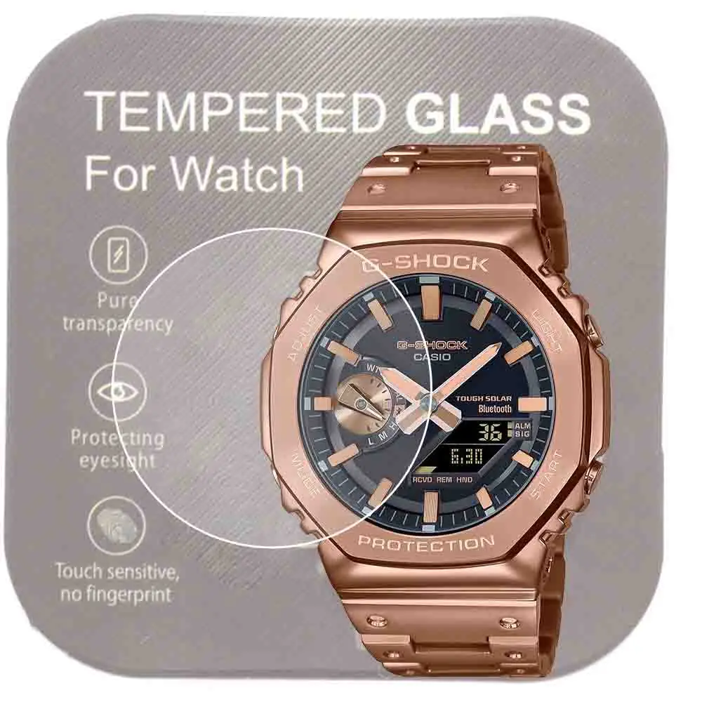 

Glass Screen Protector GM-B2100 GA-2100 GA-2000 GA-2110 GM-2100 GMA-S2100 GA-2200 GA-B2100 9H Tempered For Casio G Shock