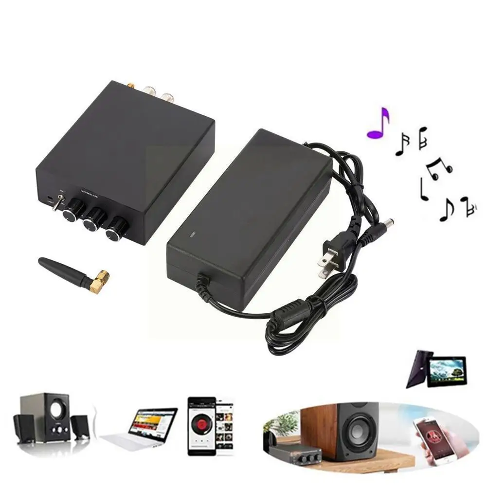 

Amplified Receiver Bluetooth 5.0 Stereo Audio 2-channel Amplifier Receiver 100w Bass High Frequency Control For Home Theate C4t7