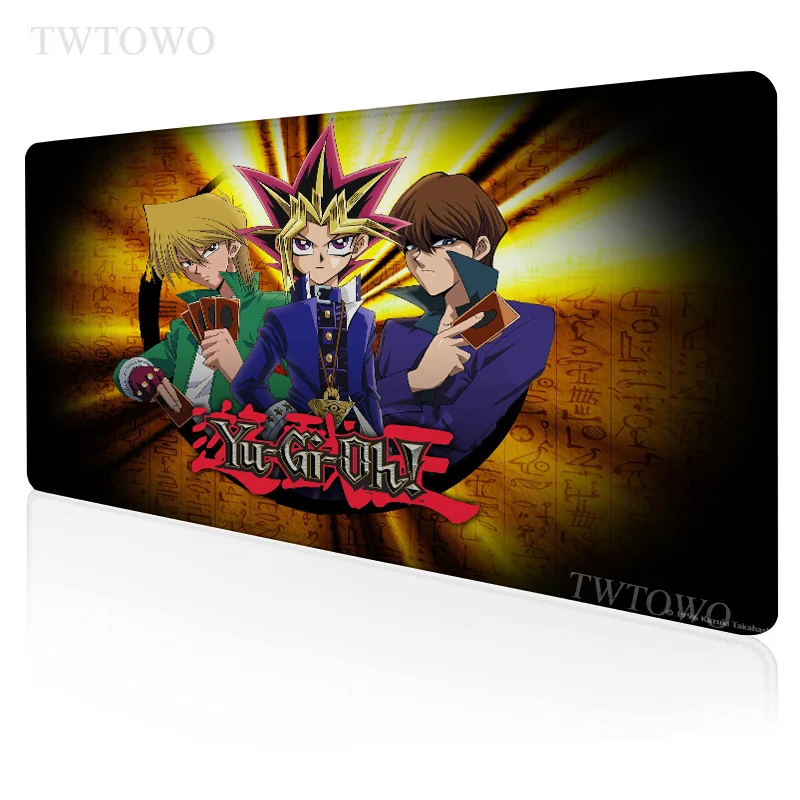 

Japanese Anime Yugioh Mouse Pad Gamer XL HD Home Mousepad XXL Desk Mats keyboard pad Carpet Natural Rubber Office Mice Pad