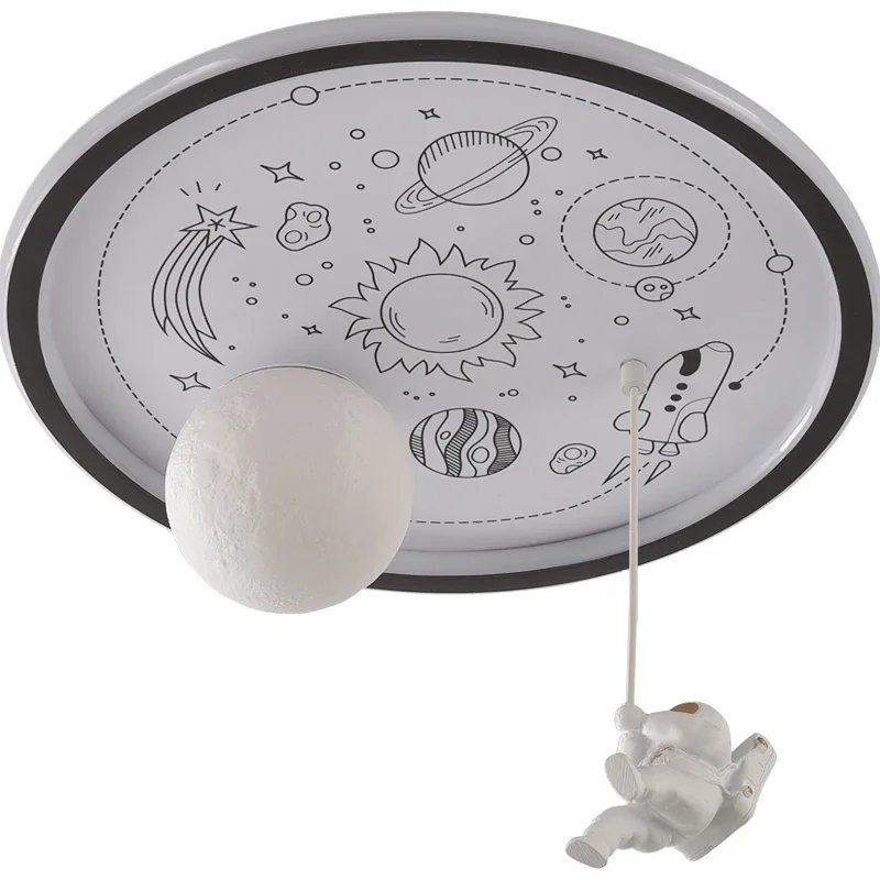 Светильники в виде Луны с астронавтом для детской комнаты мальчиков и девочек